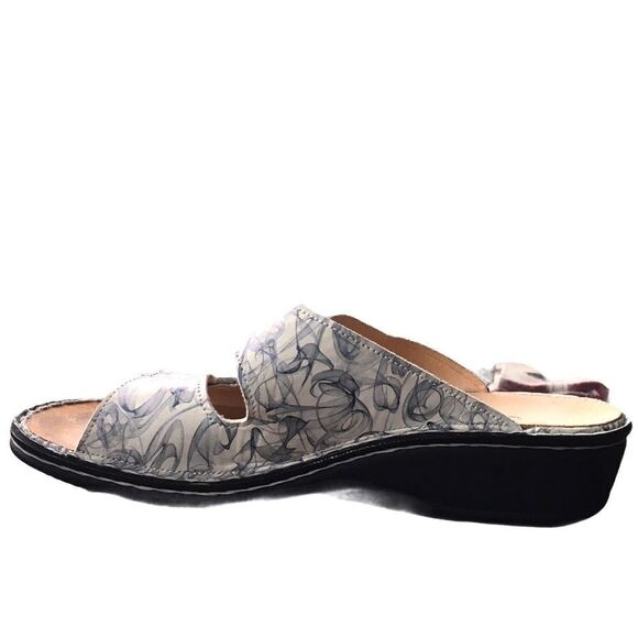 FINN COMFORT Leather Sandals Jamaika Print 42 - Picture 4 of 9